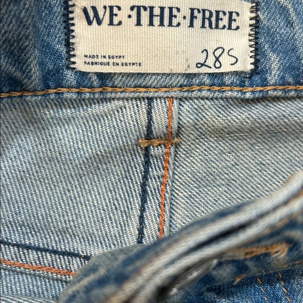 We The Free Sky Blue Wide Leg Jeans - Picture 8 of 14
